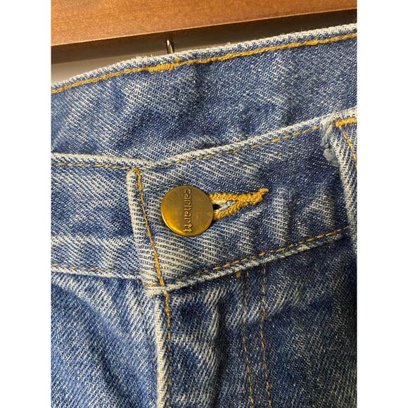 Carhartt Men's Blue Denim Relaxed Fit Jeans Size 34x30 - Picture 9 of 10